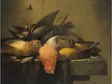 Stillleben mit Erlegten Singvögeln by Cornelis Lelienbergh, oil on canvas, offered Mar 2025