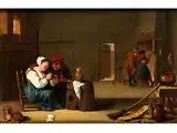 Raucher in Einem Interieur by David Teniers, oil, offered Sep 2015
