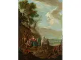 Rast in Sommerlandschaft by Nicolaes Pieterszoon Berchem, oil on copper, offered Jul 2018