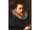 Bildnis Eines Gentlemans by Geldorp Gortzius, oil on panel, offered Jun 2025