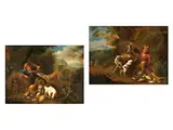 Ansichten von Jägern und Beute by Adriaen de Gryeff, oil on panel, offered Sep 2024