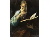 Lesender Prophet by Domenikos El Greco, oil on canvas, offered Mar 2024