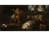 Apoll als Hirte by Donato Creti, oil on canvas, offered Dec 2018