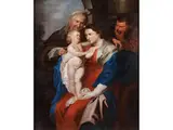 Die Heilige Familie mit der Heiligen Anna by Peter Paul Rubens, oil on canvas, offered Jun 2024