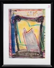 Untitled by Livia Stein, 1988, monotype, sold Aug 2024