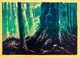 Untitled by Elton Bennett, Serigraph 9"x11.5" Sheet. Loose, sold May 2026