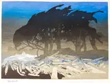 Untitled by Elton Bennett, Serigraph 19"x25" Sheet. Loose, sold May 2026