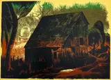 Untitled by Elton Bennett, Serigraph 9"x12" Sheet. Loose, sold May 2026