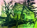 Untitled by Elton Bennett, Serigraph 12"x16" Sheet. Loose, sold May 2026