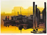 Untitled by Elton Bennett, Serigraph 19"x25" Sheet. Loose, sold May 2026