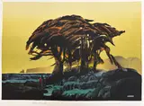 Untitled by Elton Bennett, Serigraph 19"x25" Sheet. Loose, sold May 2026
