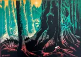 Untitled by Elton Bennett, Serigraph 8.5"x12" Sheet. Loose, sold May 2026
