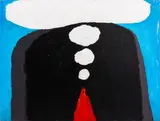 Abstract Figure by Domenick Capobianco, Acrylic on Board, sold Nov 2025
