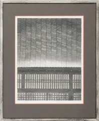 Kanshuji Temple by Ryohei Tanaka, 1976, Etching on Paper, sold Nov 2025