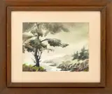 Lifting Fog by Priscilla O. Dalmas, Watercolor on Paper, sold Nov 2025