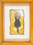 Tip-Toe by Helen K Siegl, 1963, Woodcut Print in Colors, sold Nov 2025