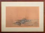 Along the Hudson River by Edward Loyal Field, Watercolor on Toned Paper, sold Nov 2025