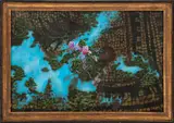 Mosaic and Flowers by Charles Blum, 1971, Oil on Board, sold Nov 2025