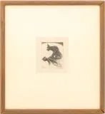 Une Chimere by John Taylor Arms, 1948, Etching on Laid Paper, sold Nov 2025