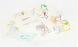 Ten Surrealist Compositions by Eva Bouzard-Hui, 1998, Mixed Media on Paper, sold Nov 2025