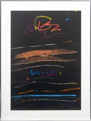 Black and Tan Fantasy by Arthur Secunda, 1980, Etching in Colors on Arches Paper, sold Nov 2025