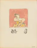 Flamenco Dancer by Manfred Schwartz, Lithograph and Pastel on Paper, sold Nov 2025