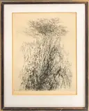 Yosemite by Gabor Peterdi, 1972, Etching, sold Nov 2025