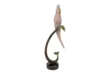 A stylised patinated bronze figure of a cockatoo by Blaine Black, BRONZE, offered May 2022