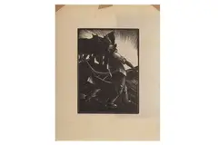 Untitled by Clare Leighton, woodcut, offered Apr 2022