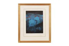 Untitled by Anthony Benjamin, etching and aquatint, offered Apr 2022