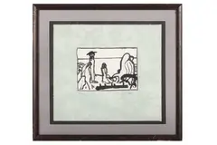 Untitled by John Bellany, lithograph, offered Apr 2022