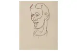 Untitled by Henri Gaudier-Brzeska, charcoal and ink, offered Apr 2022