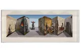 Untitled by Patrick Hughes, oil, offered Apr 2022