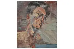 Untitled by Peter Clossick, oil on canvas, offered Apr 2022