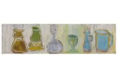 Untitled by Patrick Hayman, oil on board, offered Apr 2022