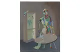 Untitled by Conroy Maddox, oil on canvas, offered Apr 2022