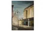 Untitled by Felix Kelly, oil on board, offered Apr 2022