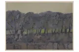 Untitled by Bernard Myers, oil on paper, offered Apr 2022