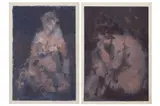 Untitled by Bernard Myers, oil on paper, offered Apr 2022
