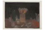 Untitled by Bernard Myers, pastel on paper, offered Apr 2022