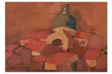 R.a. (1911-2000) by Josef Herman, oil on board, offered Apr 2022
