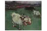 Untitled by Alfred Wolmark, oil on panel, offered Apr 2022