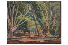 Untitled by Ethelbert White, oil on canvas, offered Apr 2022