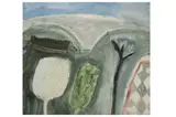 Untitled by Emma McClure, oil on board, offered Apr 2022