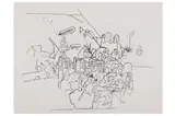 R.a. (1924-2005) by Eduardo Paolozzi, pencil and ink, offered Apr 2022