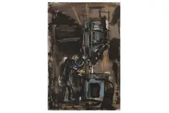 Untitled by David Smith, ink, offered Apr 2022