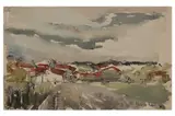 R.a. (1931-1979) by Sheila Fell, ink and watercolour, offered Apr 2022