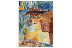 R.a. (1942-2013) by John Bellany, pencil and watercolour75, offered Apr 2022