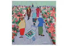 Untitled by Emma Dunbar, pastel and gouache, offered Apr 2022