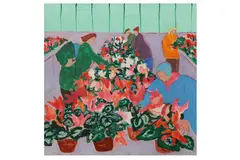 Untitled by Emma Dunbar, pastel and gouache, offered Apr 2022
